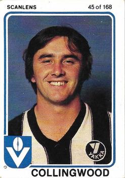 1981 Scanlens VFL #45 Tony Shaw Front